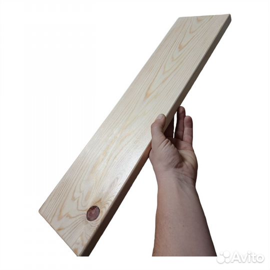 Полка из дерева для стены. Скрытое крепление