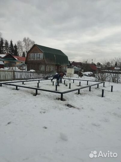 Свайно винтовой фундамент под ключ