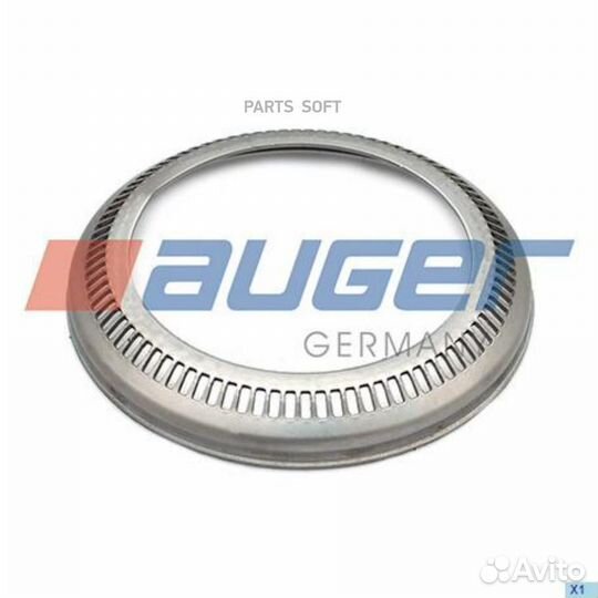 Auger 81038 кольцо ступицы зубчатое ABS d116.5/D155 n8x18.5 z90\ SAF B9/BL9