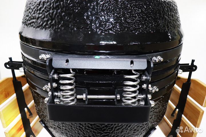 Керамический гриль черный, 56 см