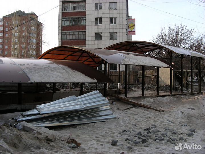 Фермы из металла, навесы, нест. металлоконструкции