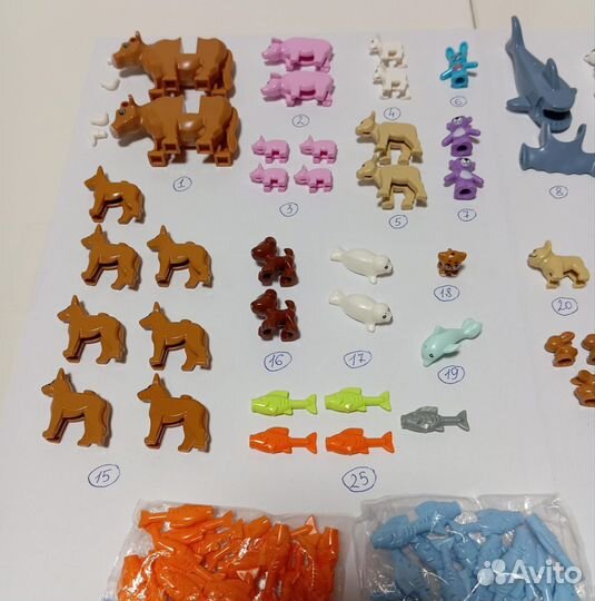 Lego животные