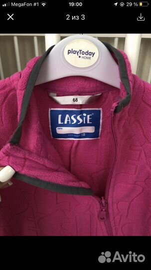 Флисовая поддева lassie 68+6