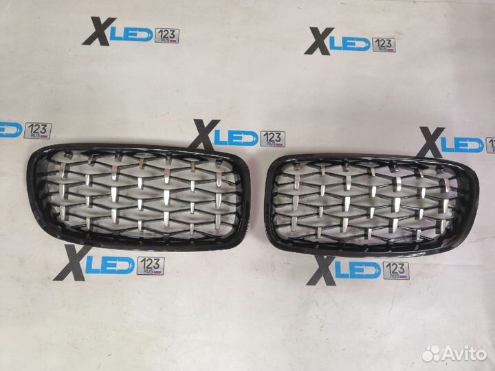 Решетки радиатора BMW F30 F 30 стиль Diamond хром