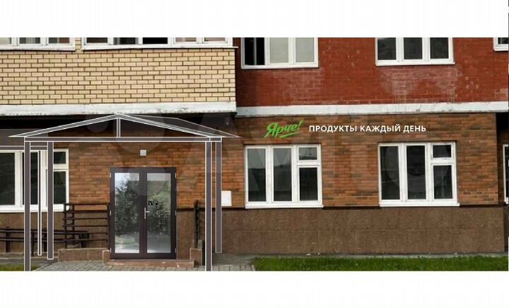 Торговая площадь в прикассовой зоне, 30 м²