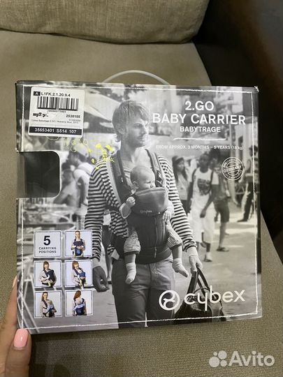 Детский рюкзак- кенгуру Cybex от 0 до 5 лет