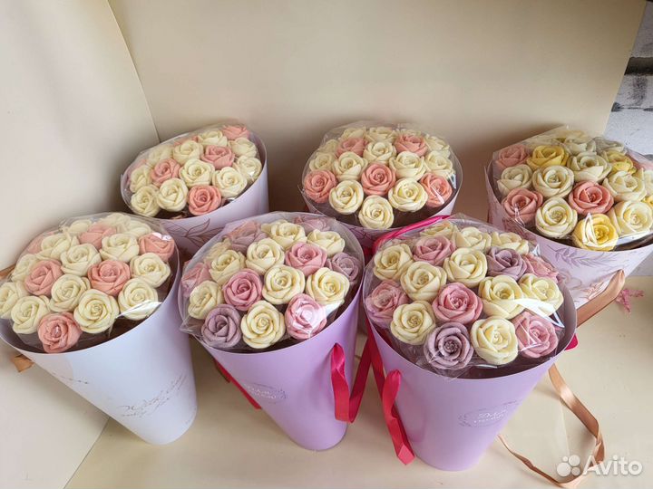 Шоколадные цветы