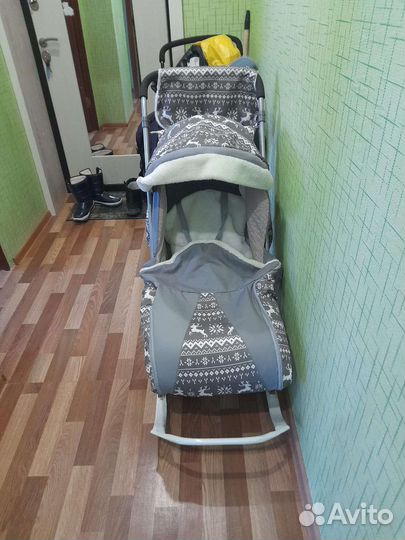 Коляска санки