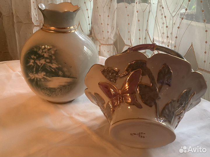 Фарфоровые вазы Кисловодск