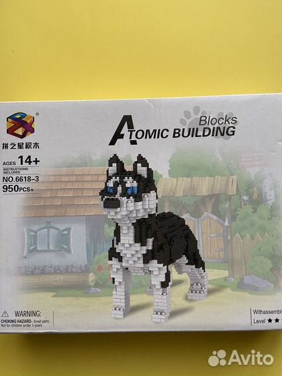 Atomic Building Blocks 3Д паззл Щенок Кинка