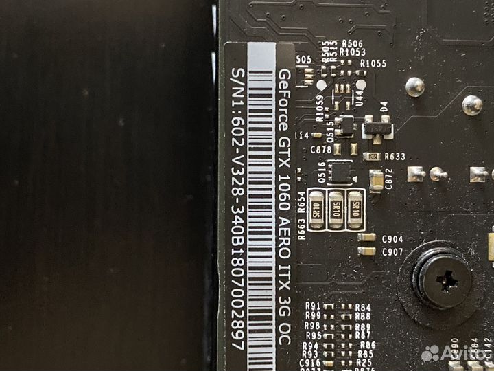 Видеокарта msi arro gtx 1060 itx 3G OC