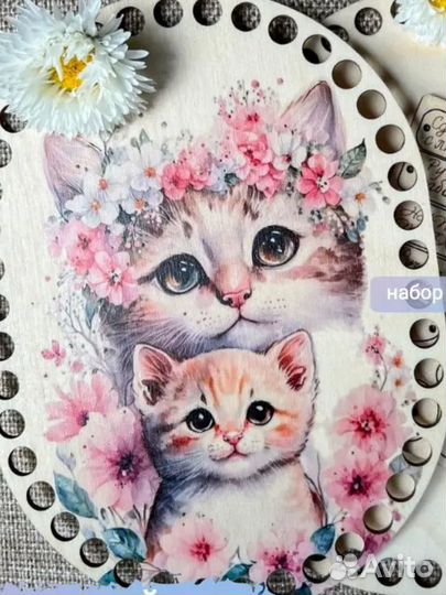 Корзинки из трикотажной пряжи