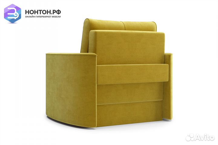 Кресло еврокнижка Колибри горчичное