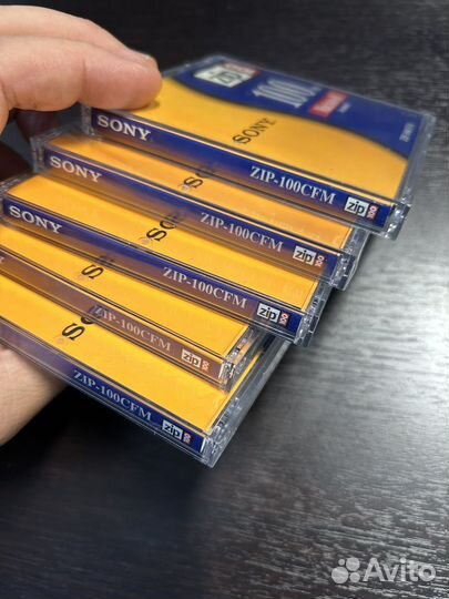 Лот Дискеты iomega zip 100CFM - 5 шт for MAC