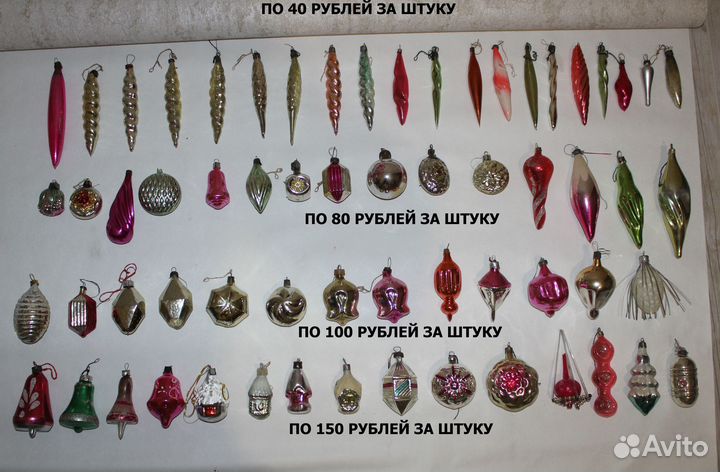 Ёлочные игрушки СССР