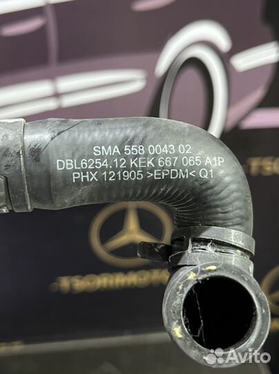 Патрубок системы охлаждения мерседес w218 cls500