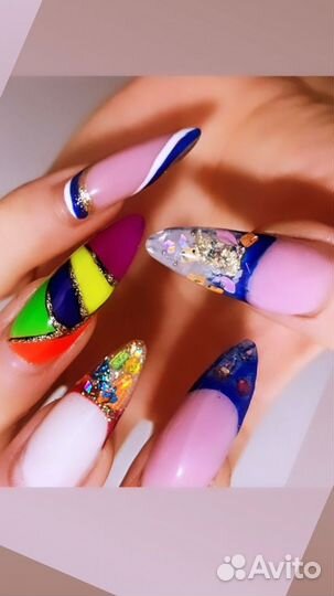 Маникюр педикюр наращивание