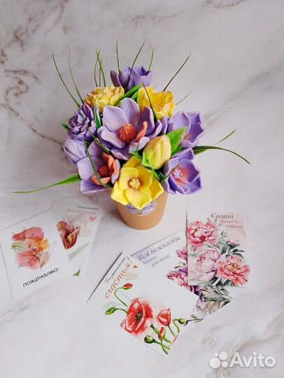 Букеты из мыла