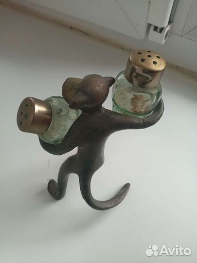 Статуэтка солонки СССР бронза