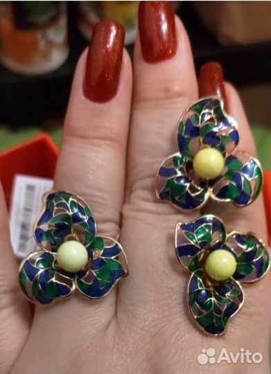 Серебряный комплект