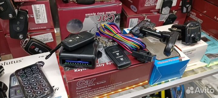 Центральный замок с блком 2 брелка