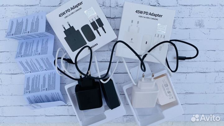 Зарядное устройство samsung 45w быстрая зарядка