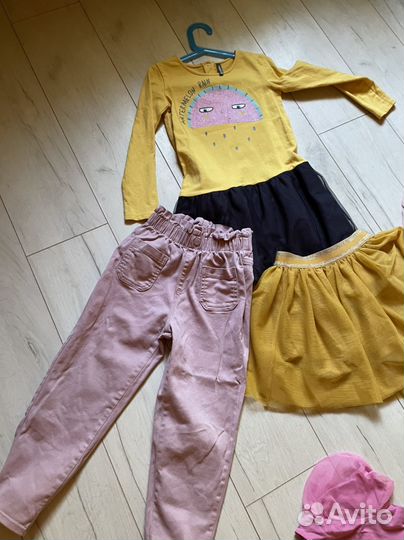 Огромный пакет брендовых вещей на девочку 5-6 лет