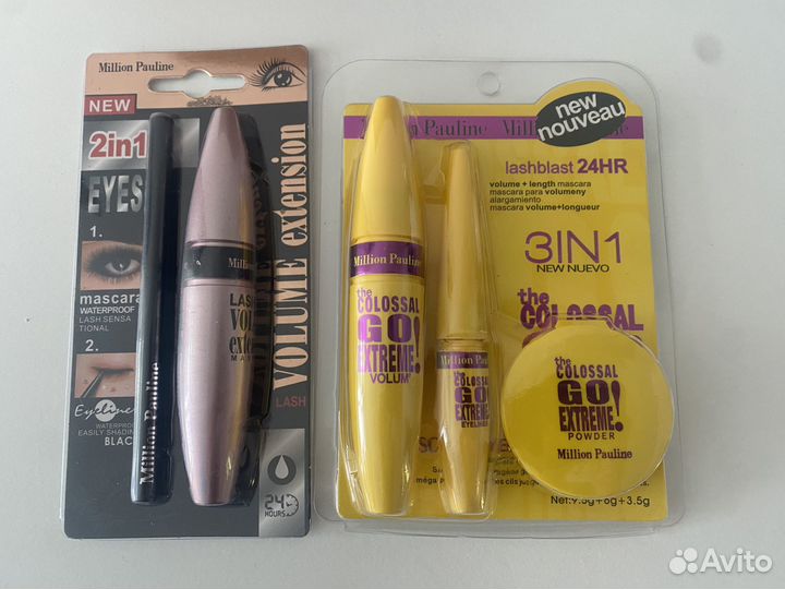 Новые наборы для глаз и лица 2 штуки с фото