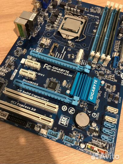 Материнская плата 1155 сокет Gigabyte GA-H77-DS3H