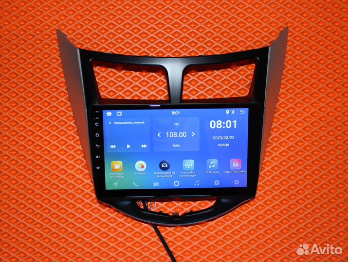 Магнитола на hyundai solaris 2-32гб