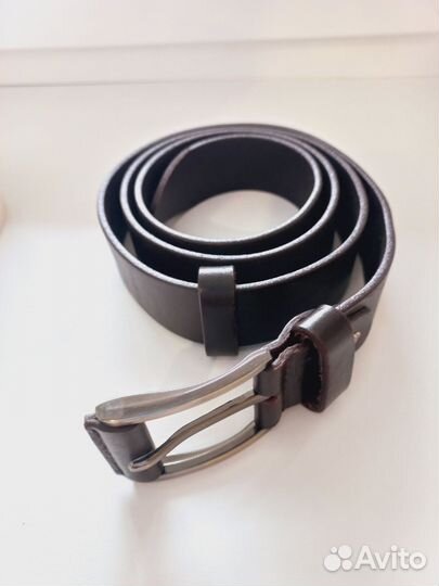 Ремень мужской коричневый