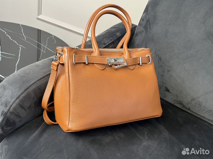 Сумка тоут из натуральной кожи Италия