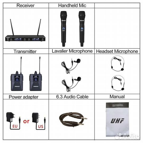 Радиосистема FreeBoss FB-U400H2 BandD