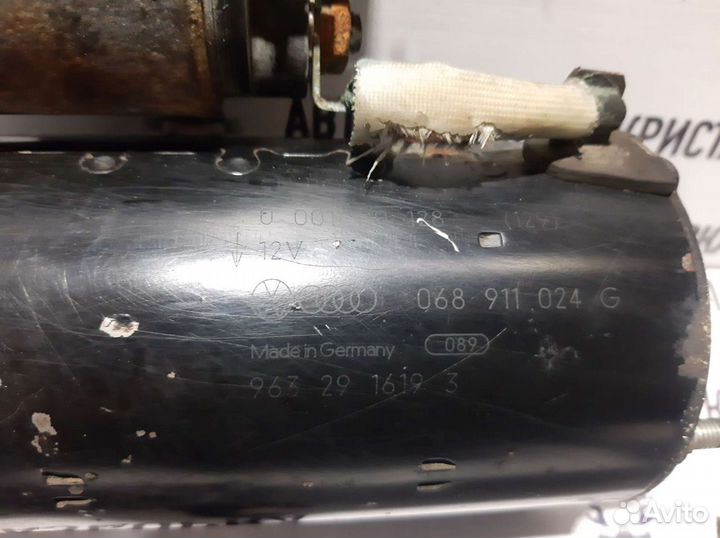 Стартер vw passat b5 / audi a4 b5 / a6 c5 1.9 tdi