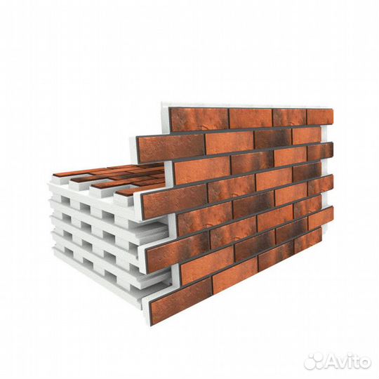 Термопанель Premium Retro Brick Chili (1962)