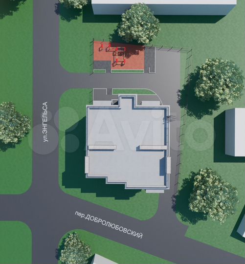 1-к. квартира, 35 м², 1/4 эт.