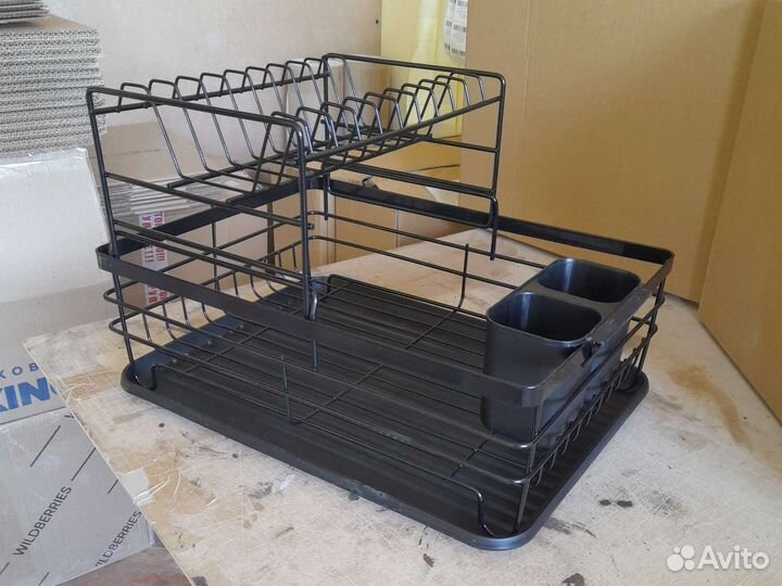 Сушилка для посуды настольная, двухъярусная,новые