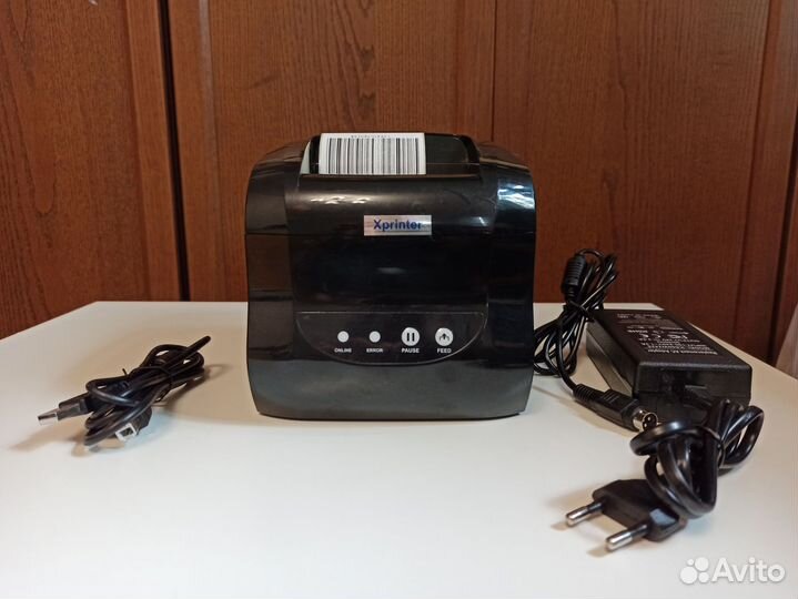 Термопринтер Xprinter XP-365B для этикеток наклеек