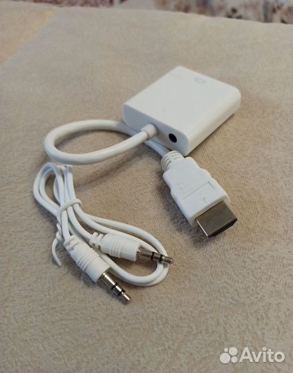 Переходник hdmi to VGA с аудио