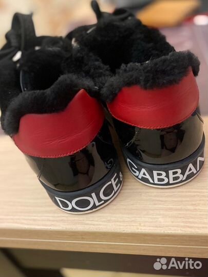 Кеды Dolce & Gabbana цвет черный, размер 38