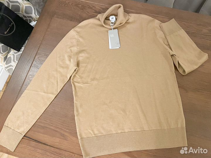 Новая водолазка джемпер H&M шерсть меринос М