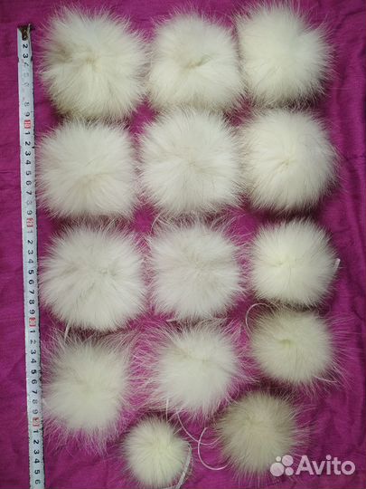 Помпон норковый