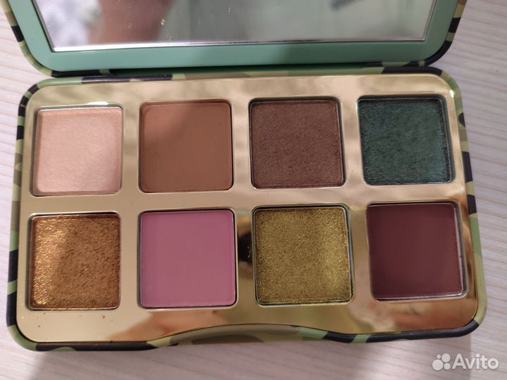 Палетка теней too faced Major love