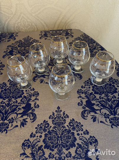 Бокалы для коньяка 6шт