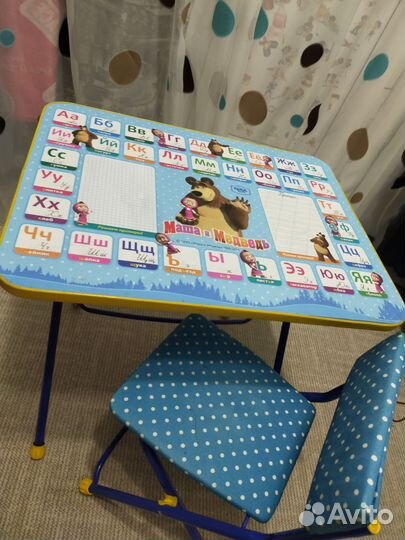 Детский стол и стул