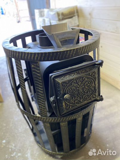 Чугунная печь для бани Березка