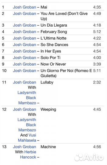 Josh Groban - Awake CD Rus