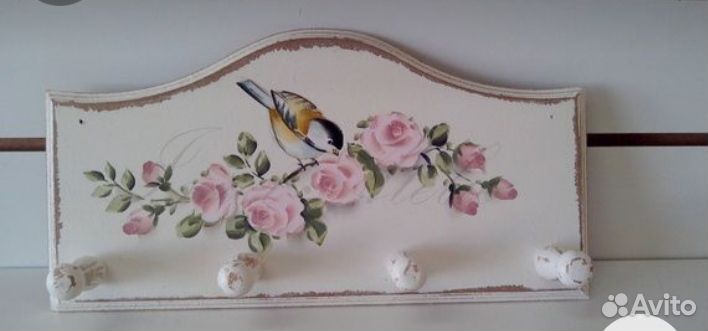 Вешалка настенная деревянная