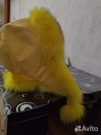 Шапка зимняя меховая женская песец