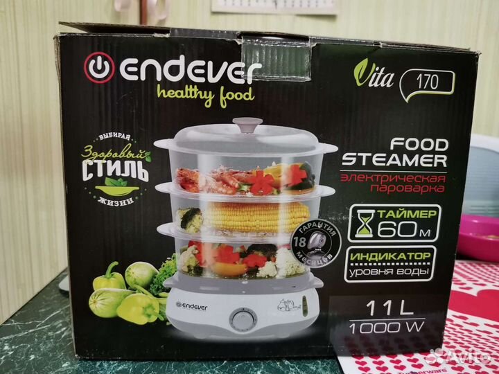 Пароварка Endever Vita 170